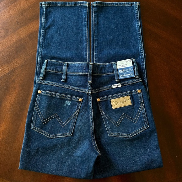 Wrangler Wild West 603 High Rise Straight Jeans 24 X 28 - Picture 11 of 16